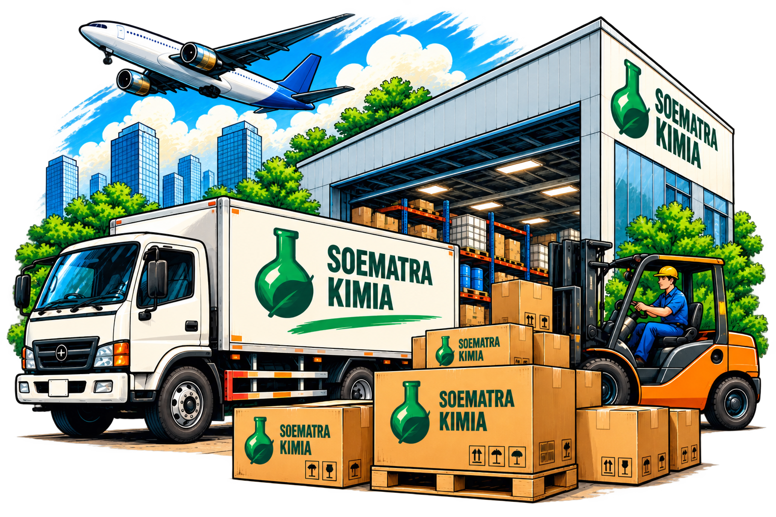 Perjalanan dan perkembangan Soematra Kimia
