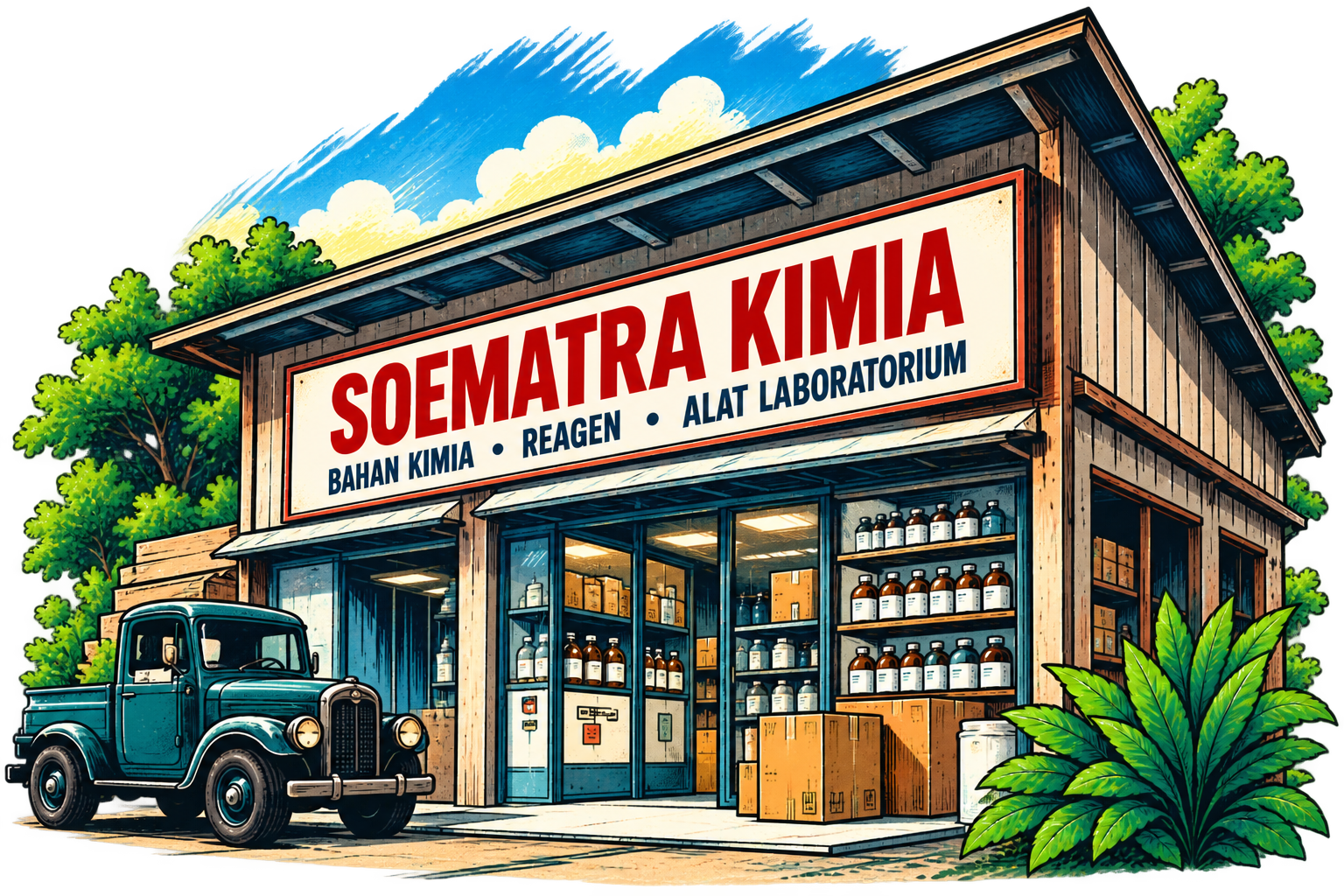 Perjalanan dan perkembangan Soematra Kimia